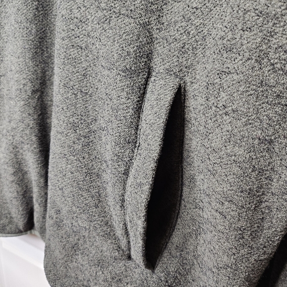 Alpine Design Mens Size Large Pullover 1/4 Snap Button Mock Neck Fleece Sweater - Picture 6 of 7